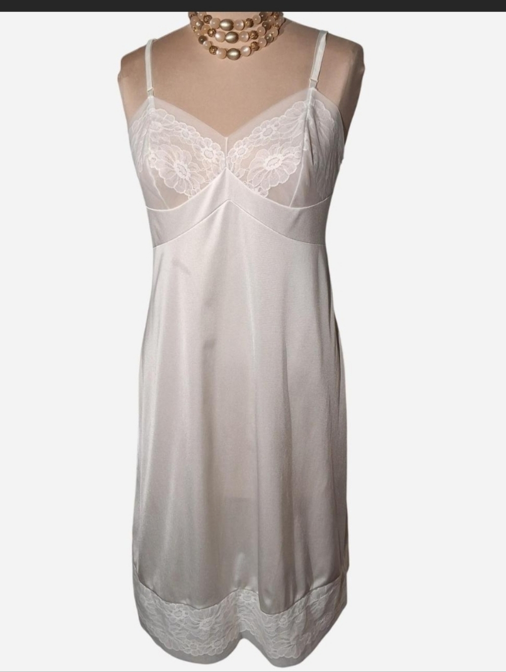 Vintage Adonna Lacy Slip Dress